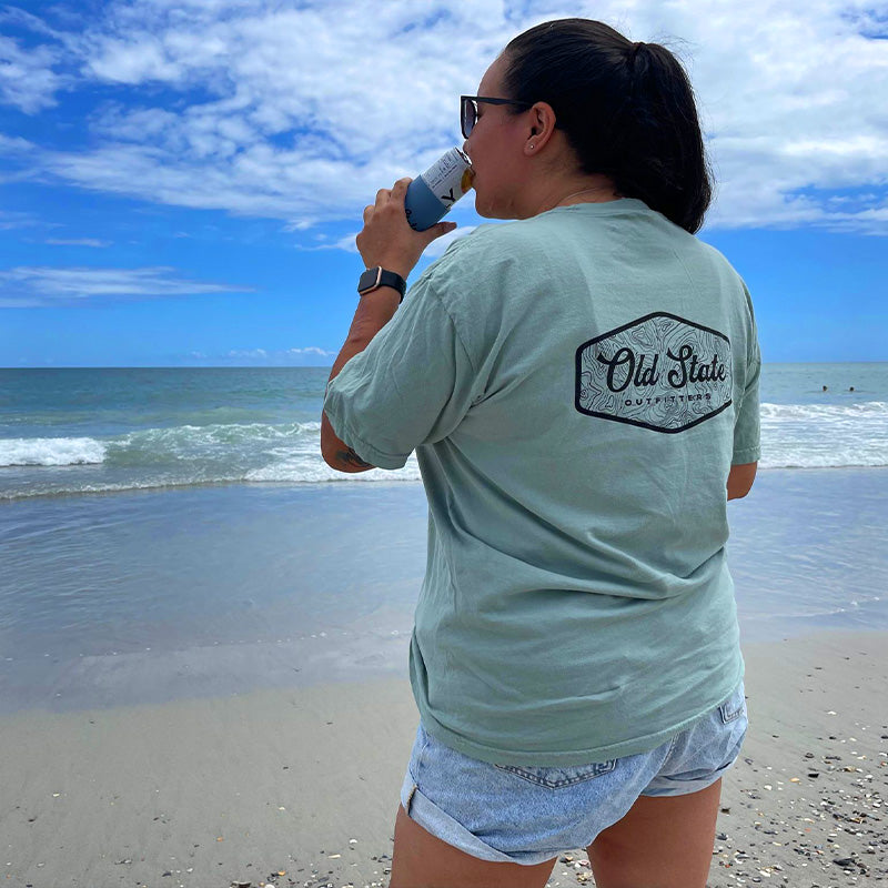 Old State Outfitters Topo Pocket Tee
