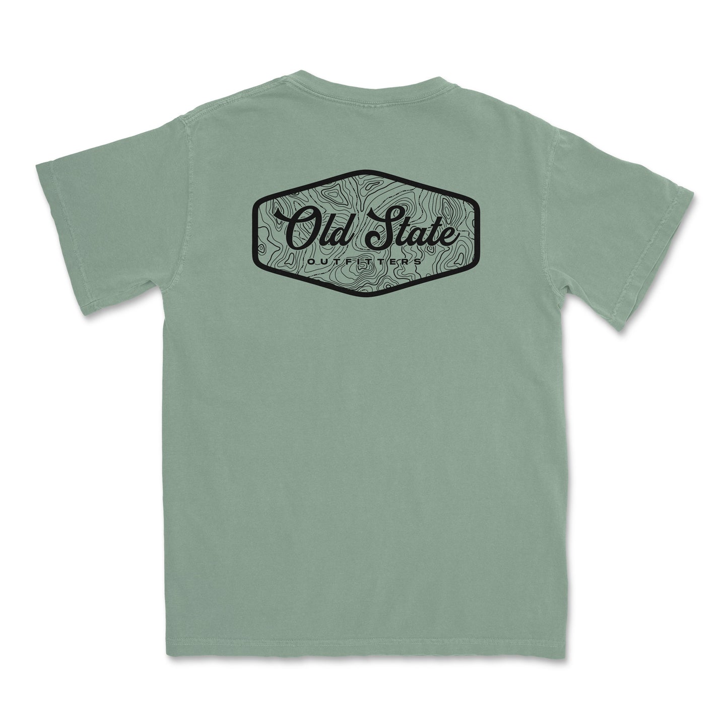 Old State Outfitters Topo Pocket Tee