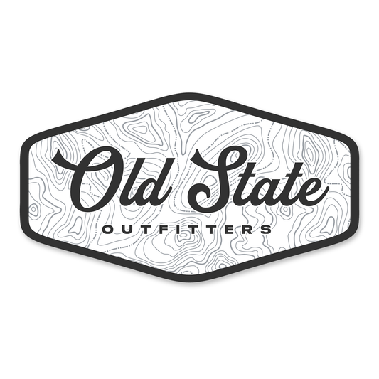 Old State Outfitters Topo Decal